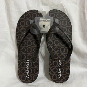 Calvin Klein Flip Flop Sandals women's Size 8 Brand New Never Worn